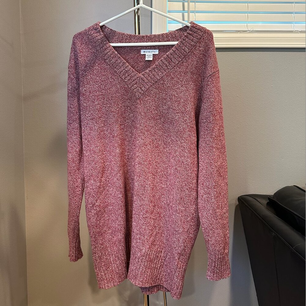 Athleta Oversized V-Neck Sweater